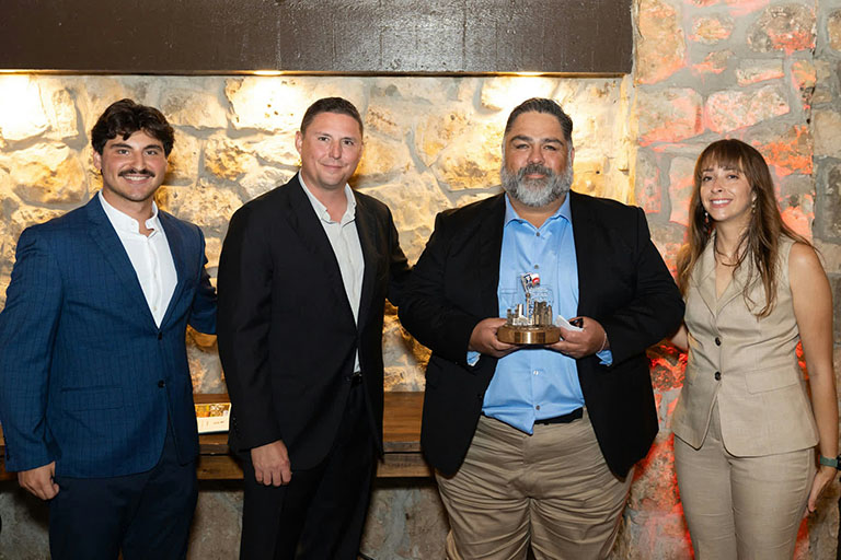 Jerry Cavazos accepted the award on 2026 Recipient Wendell Daniels’ behalf.